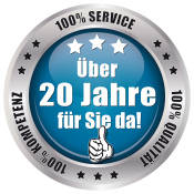 Über 20 Jahre für Sie da